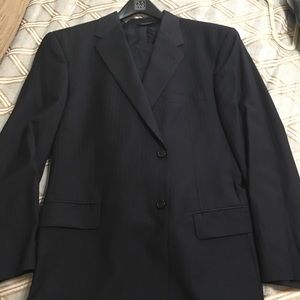Jos A Bank men’s black suit. Size 46L
